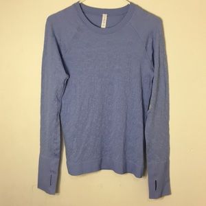 lululemon Purple Long Sleeve Top